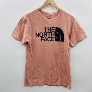 The North Face Mens Size Small Short Sleeve Logo Graphic Tshirt in Orange 2283